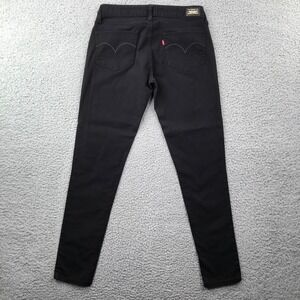 LEVIS 535 LEGGING Size 28‎ Black Lightweight Twill Pant